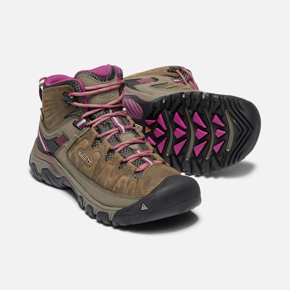 Keen Vandringskängor Dam Bruna - Targhee Iii Waterproof Mid - 093248HUL